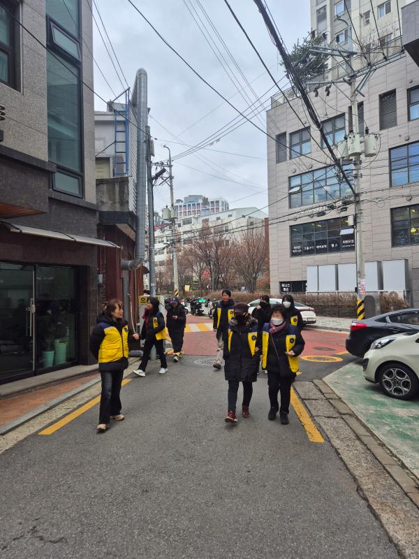 [자양1동] 12월 자율방재단 예찰활동